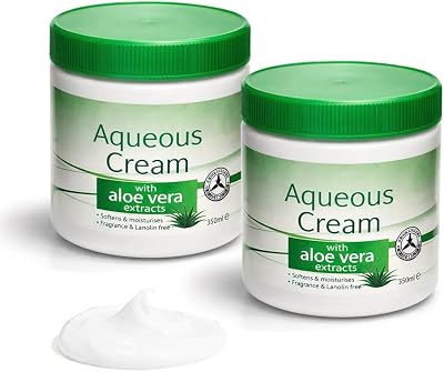 Zopper Aqueous Cream Aloe Vera 350ml x 2 Fragrance Lanolin Free Moisturiser