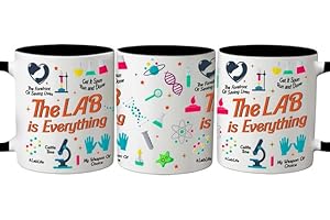 MEDROC Lab Tech Gifts Funny - Ceramic Mug 11oz, Lab Week 2025 Gifts for Laboratory Workers, Medical Laboratory Science Gifts For Women Men, Lab Technician Coffee Cups For Birthday Christmas