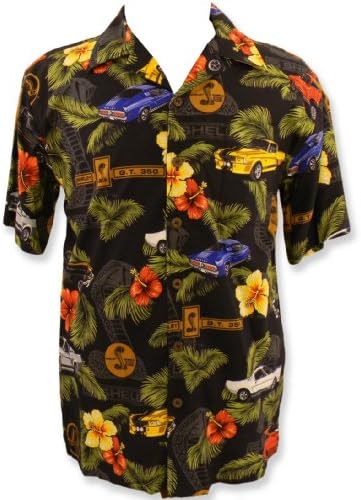 Ford Mustang Shelby GT Cars Hawaiian Camp Shirt