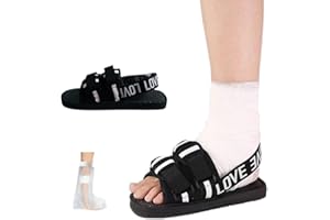 DEEYOTA Post Op Shoe for Broken Foot,Adjustable Medical Walking Boots,Fracture Shoes,for Foot Injuries,Postoperative,Orthopedic Rehabilitation Cast Shoes for Fractures and Sprains-Left or Right
