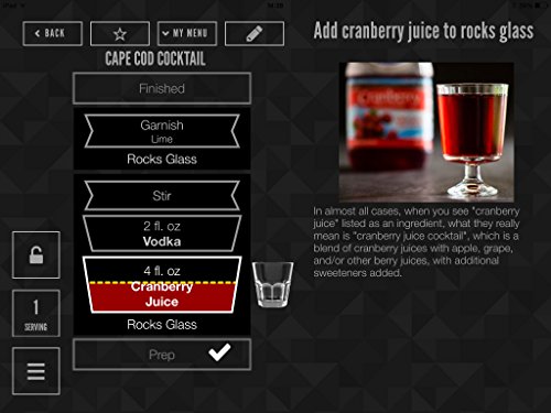 Perfect Drink PRO Smart Scale + Recipe App - Mix Perfect Cocktails at Home (Wireless, Bluetooth 4.0)