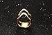 HUANIAN Fashion Gold Plated Stainless Steel Double Chevron V Shape Knuckle Midi Ring for Women