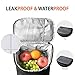 Elantrip 30 CAN Waterproof Backpack Cooler Insulated Leakproof with Ice Pack Heavy Duty Cooler Bag for Lunch Picnic Hiking Camping Beach Day Trips, Black and Graythumb 2