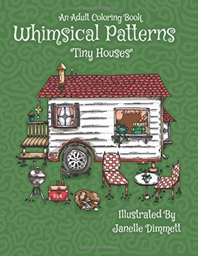 Download Adult Coloring Book: Whimsical Patterns: Tiny Houses PDF