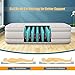 Giantex Queen Air Mattress with Built-in Pump, Double High 19″ Elevated Raised Airbed for Guests and Camping, Premium Coil Beam Tech, Blow Up Air Mattress for Home Outdoorthumb 3