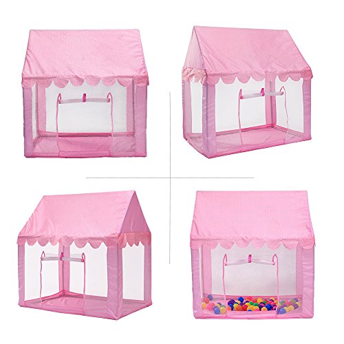 InnoFun Kids Princess Castle Play Tent, Children Playhouse,Girls Personal Playing Zone (Balls&Lights not included)