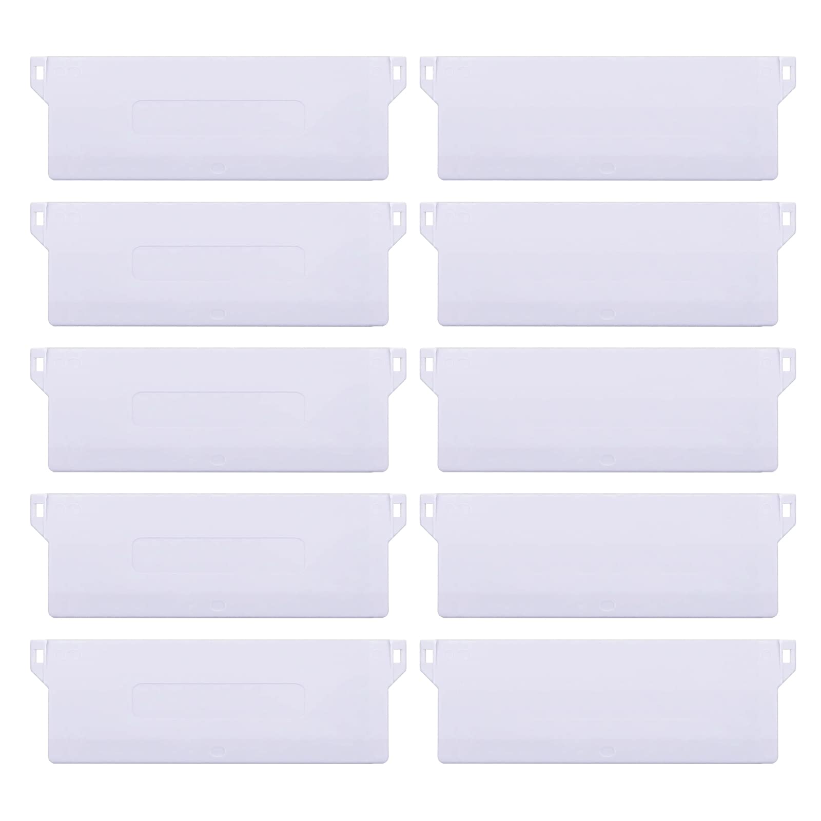 Deolven Vertical Blind Bottom Weights, 10 Pieces, White, 127mm, Weighted Bottoms, Plastic
