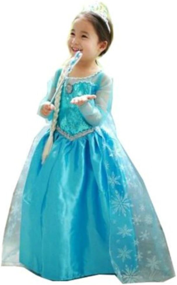 Girls Princess Costume Cosplay Fancy Dress