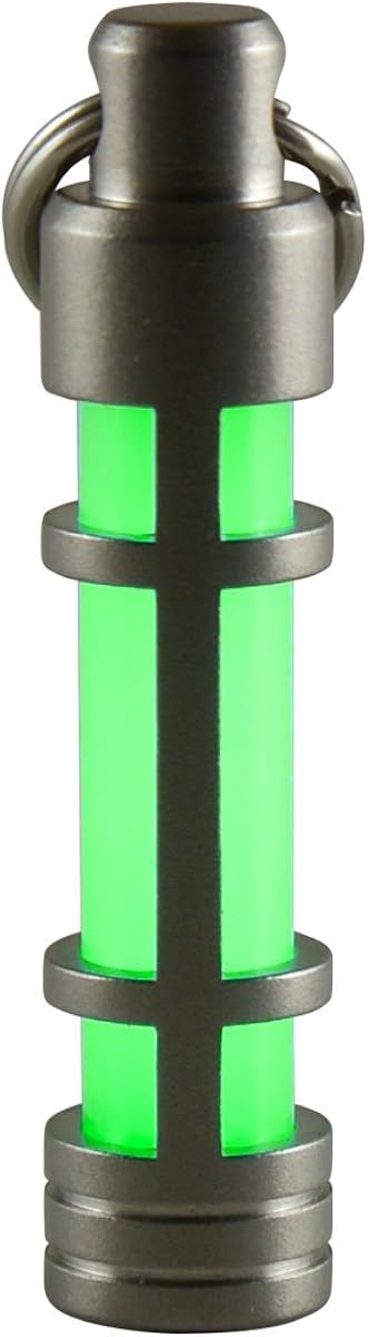 TEC Accessories [Next Generation] EMBRITE Glow Fob: Precision Glow in The Dark Keychain - Stainless Steel: Clothing