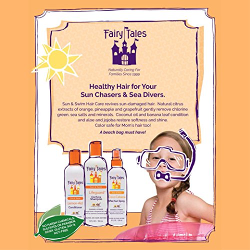 Fairy Tales Sun & Swim Lifeguard Clarifying Shampoo - Daily Kid Summer Shampoo - 12 oz