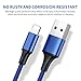 2-in-1 Lightning and Micro USB Cable [2Pack 6.5inch] COCOFU Portable Nylon Braided High Speed Charging Cable Cord Compatible with iPhone,iPad /iPod, Samsung, HTC, and More(Blue)
