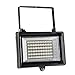 findyouled Solar Flood lights Outdoor Landscape Lighting 60LED/120Lumen Cast Aluminium Wall/In-ground Lights, 2-in-1 Adjustable Light with a 16.4ft Cable, Auto On/Off (Warm White)