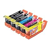 Edible Ink Cartridges for Canon CLI-271 & PGI-270 5 Pack works with MG5720, MG6820, TS5020, TS6020,