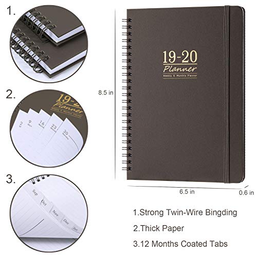 4 2019+2020+Academic+Planner+Calendar+Twin+Wire