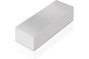 ZOFORTY Aluminum Flat Bars 2 x 4 x 8 Inch Square Aluminum Bar 6061 General Purpose Plate Aluminum Block Long Solid Aluminum Bar for Milling Lathe Work, Machining, Cutting, Industrial - 50x100x200mm