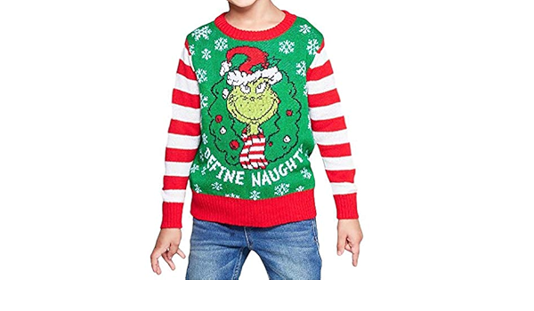 grinch sweater for boys