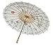 Quasimoon PaperLanternStore.com 32 Inch Cranes and Bamboo Paper Parasol Umbrella