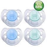Philips Avent Translucent Toddler Pacifiers 6-18 Months - 4 Pack (Shades of Blue)
