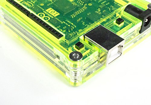 Arduino 101 Zebra Laser Lime Case for Official Intel Arduino 101 ~ C4Labs