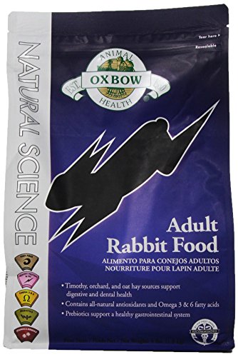 Oxbow Animal Health Natural Science Adult Rabbit Natural Science Food and Supplements, 4-Pound Oxbow Animal Health Natural Science Adult Rabbit Natural Science Food and Supplements, 4-Pound