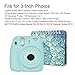 Fintie Calendar Photo Album for 3-Inch Film - 64 Pockets Album for Fujifilm Instax Mini 11/Mini 9/Mini Link Printer/Mini LiPlay, Canon Ivy CLIQ, Polaroid, KODAK Instant Print Camera, Emerald Illusions