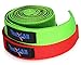 Yes4All Yoga Stretch Strap with Loops – Exercise Yoga Strap for Stretching, Flexibility, Physical Therapy & Rehab (10 Loops, Combo Black/Green + Black/Red)