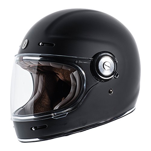 TORC UnisexAdult T11522 Retro Fiberglass FullFace Style Motorcycle