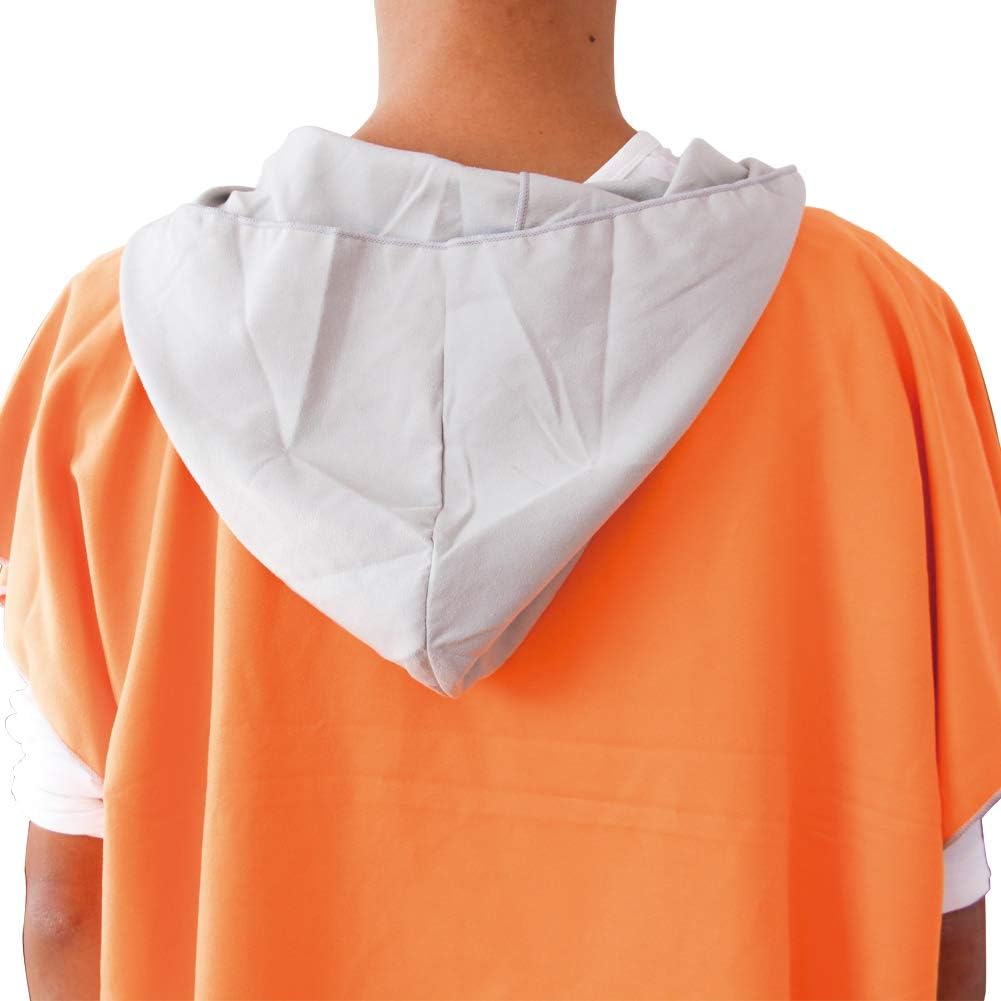 Onefeng Sports Surf Poncho Beach Wetsuit Bath Towel Quick Dry Changing Robe Surf Cloak with Pocket and Hooded : Sports & Outdoors