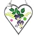 Grandma Window Suncatcher - Pressed Flower Sun Catcher with Grandma Heart Charm - 4