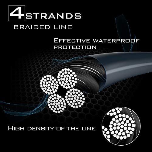 Seaknight Classic 4 Strange Geflochtene Angelschnur 300M/500M SUPER geflochten Line dünner, starker und glatter Angeln… – Bild 5