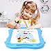 BATTOP Easel for Kids,Adjustable Double Sided Toddlers Art Easel for Two,Chalkboard and Magnetic Dry Erase Board with Painting Accessories