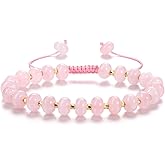 PESOENTH Colorful Beaded Gemstone Healing Crystal Bracelets for Women,Natural Stone Bracelet jewelry Gifts for Women Mom Her Birthday Anniversary Valentines Day