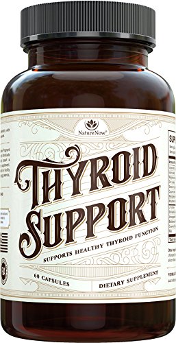 Thyroid Support By NatureNow Is The #1 Best Selling Natural Supplement Made In The USA To Help Men And Women With Overactive Function, Energy, Problems, Disorder, Hyperthyroidism And Hypothyroidism