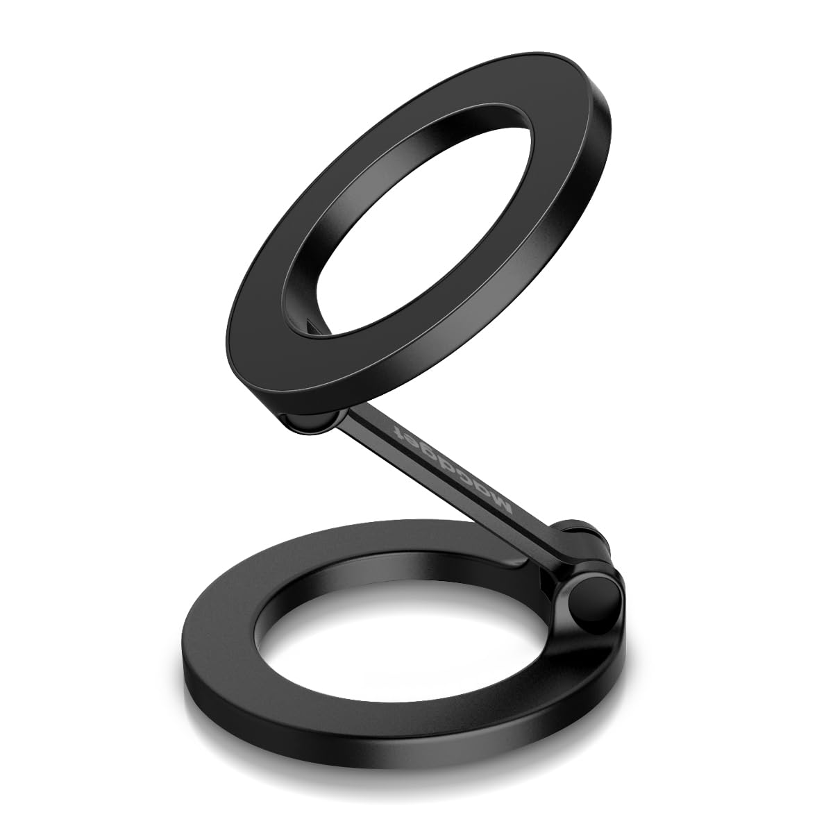 MaGdget Stand/マジェット スタンド MagSafe対応 マグネット スマホスタンド スマホホルダー マルチスタンド 携帯スタンド 車 車載ホルダー 折り畳み式 角度自由 ヒンジ調整工具付き (Black)商品画像