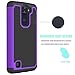 LG K8 Case, LG Escape 3 Case, LG Phoenix 2 Case, NOKEA [Shock Absorption] Hybrid Armor Defender Protective Case Cover for LG Escape 3 / LG Phoenix 2 / LG K8 (Purple)