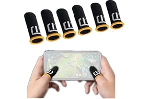 3 Pair Black Patterns Gaming Finger Sleeves Breathable Fingertips Gameler Dedales Gamer Profesionales Sweatproof Games-Slip T