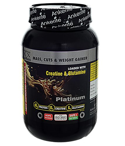 ANKERITE PLATINUM XXX MAHA MASS Weight Gainer Mass Gainer 1KG.