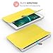 MoKo Case Fit 2018/2017 iPad 9.7 6th/5th Generation - Slim Lightweight Smart Shell Stand Cover with Translucent Frosted Back Protector Fit iPad 9.7 Inch 2018/2017, Lemon Yellow(Auto Wake/Sleep)