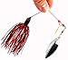 JSHANMEI Fishing Lures Spinnerbait, Hard Metal Spinner Bait Kit Jigs Lure for Bass Pike Trout Salmon Freshwater Saltwater Fishing