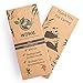 Wowe Lifestyle Natural Organic Bamboo Toothbrush Wood, Ergonomic Biodegradable Handle, Soft BPA Free Bristles, Pack of 4 (Celebrate)