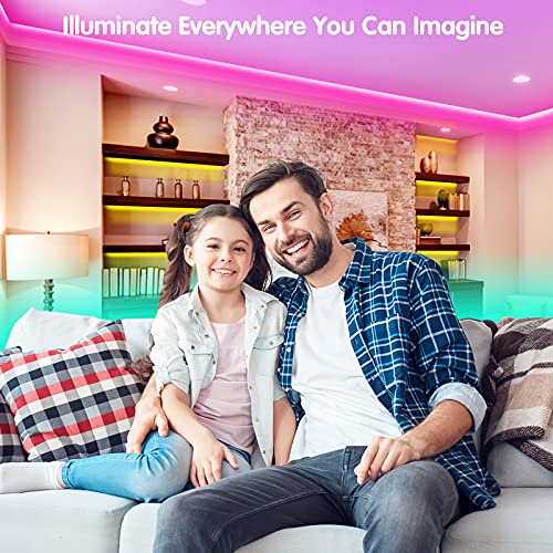 Led Lights for Bedroom 32.8ft , smareal Led Lights with 44 Key IR