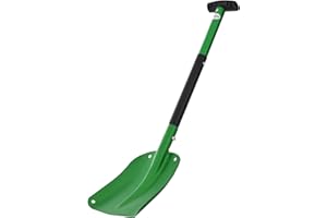 VEVOR Snow Shovel for Driveway, 8.5 in Wide Aluminum Alloy Snow Shovel with T-Shaped Handles, Large Capacity Snowplow Shovels