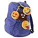Emoji Universe: Talking Emoji Backpack Clips, Keychains; Plush Keychain Makes FUNNY SOUNDS! (4-Pack)