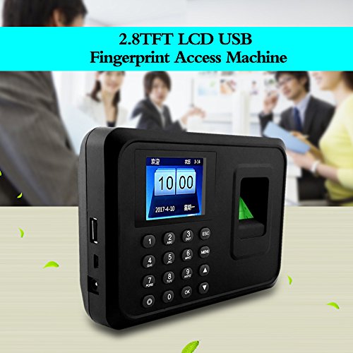 OBO HANDS Fingerprint Attendance Machine LCD Display USB Biometric DC 5V/1A Time Clock Recorder Employee Checking-in Reader A6