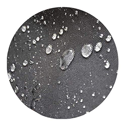 ProHome Direct Heavy Duty Waterproof Grill Cover for Char-Griller Duo 5050/5650 Gas and Charcoal Dual Fuel Grill Without Side Fire Box,Black