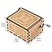 RUYE You are My Sunshine Music Box Wood Personalizable Music Box, Laser Engraved Vintage Wooden Sunshine Musical Box Gifts for Birthday/Christmas Sunshine (Give a Girlfriend, Small)