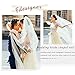 Fdesigner Wedding Chapel Veil Bride Long Cathedral Veils 118' Bridal Headpieces Soft Veil 2T with Comb (Champagne)