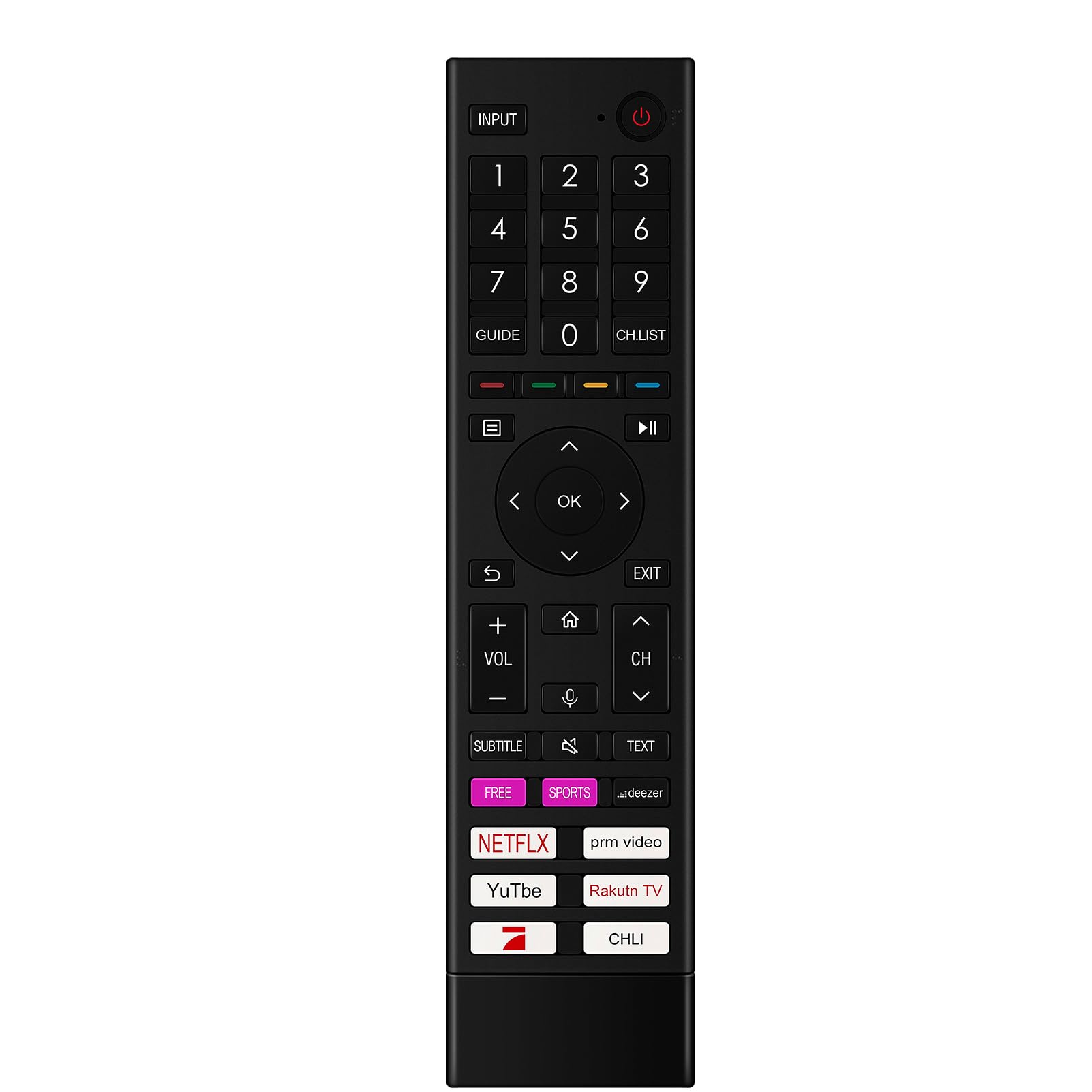 VINABTY ERF3I80H Replacement Voice Remote Compatible with Hisense TV 75A60GEVS 55A60GEVS 43A52FEVS 50A52FEVS 55A52FEVS 43A53FEVS 50A53FEVS 85A60GEVS 70A53FEVS 58A53FEVS