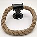 Nautical Towel Ring,Industrial Pipe Rope Towel Ring Wall Mounted Rustic Hand Towel Holder Bathroom Decor