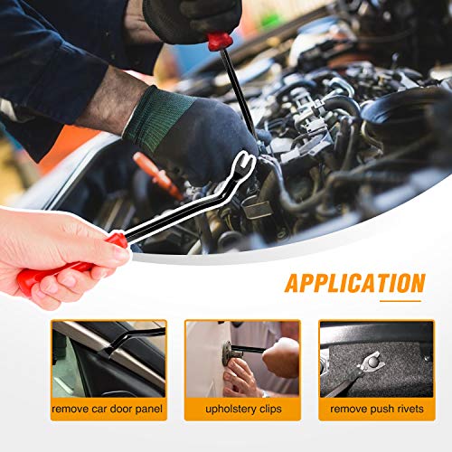 image for GOOACC 100PCS Nylon Bumper Fastener Rivet Clips GM 21030249 Ford N8073